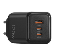 Mini chargeur GaN PD67W, multi-ports, 2C1A, adaptateur secteur GaN, chargeur Type-C, chargeur super rapide pour téléphone