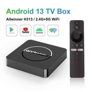 ATV Smart Android 13 Mini 4K/8K TV <span class=keywords><strong>Box</strong></span> <span class=keywords><strong>Meilleur</strong></span> prix avec Quad Core 8GB RAM 128GB ROM 2.4G/5G Télécommande Wi-Fi Versus Mi <span class=keywords><strong>Box</strong></span> - Product Image 5
