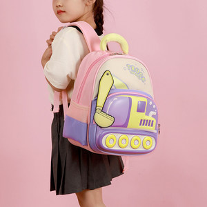 Nuovo stile per bambini impermeabile <span class=keywords><strong>zaino</strong></span> escavatore leggero cartone animato scuola materna borsa camion auto per ragazzi - Product Image 6