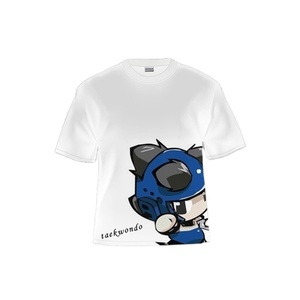 Camiseta 100% de algodón con mangas caídas, camisa con cuello redondo, nuevo estilo - Product Image 1