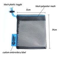 Mini sac de rangement en maille de polyester avec cordon de serrage, sac d'emballage pour savon