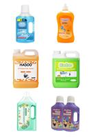 Nettoyant pour sols formule douce, puissant détachant multi-effets pour parquet, parfum d'intérieur, éclaircissant, sans traces d'eau