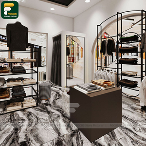 ชั้นวางเสื้อผ้าสำหรับจัดแสดงสินค้าในพื้นที่โปรโมชั่น  ขาตั้งเสื้อผ้าสำหรับร้านค้าปลีก  ดีไซน์อุปกรณ์จัดแสดงเสื้อผ้า - Product Image 4