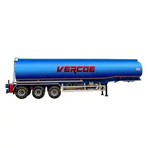 Big Capacity 55000 30000 38000 40000 33000 35000 Large 45000 liters Gallon Multi Tractor Stainless Steel Fuel Tank Semi Trailer