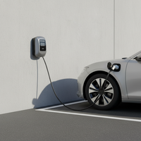 Pengisi Daya AC Cepat 7kW Baru yang Praktis Fitur Penjadwalan Cerdas Konektivitas Wi-Fi Indikator LED Multi-Warna Berperingkat IP54 untuk EV Domestik