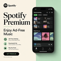 Compte Spotify Premium 2026 d'un an pour une seule personne, activation rapide, invitation au forfait familial