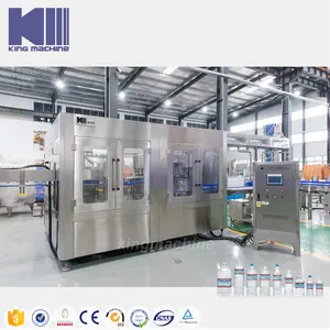 China 12000 bph 500ML water treatment and monoblock water bottle filling filling and capping machine for pet bottle water