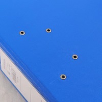 Classeur de bureau A4 à 2 trous, largeur arrière 75 mm, en PP, avec pince en D, FC556, pour le stockage de fichiers, directement de l'usine