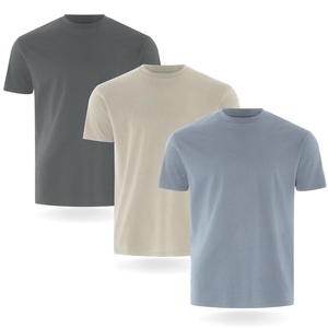 Camiseta de punto transpirable de hip hop para hombre, personalizable, de gran tamaño, con cuello redondo, mezcla de poliéster/algodón de 280 g, de alta calidad, Alemania - Product Image 6