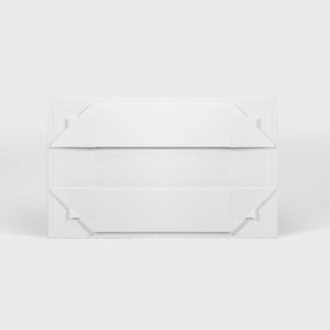 Trắng Thấp Moq <span class=keywords><strong>2Pcs</strong></span> Tùy Chỉnh Vuông Từ Flap Hộp Quà Tặng Cho Món Quà Đóng Gói Với Ribbon - Product Image 4