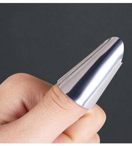 Protecteur de doigts en acier inoxydable Cueillette de fruits et légumes Garniture de plantes en pot Cueilleur de couteau à <span class=keywords><strong>pouce</strong></span> - Product Image 4