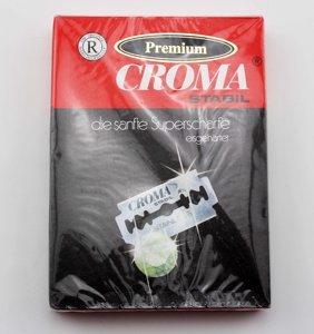 Лезвие для парикмахерской CROMA SUPER из нержавеющей стали с двойным краем - Product Image 5
