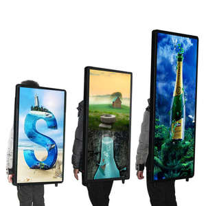 Mochila Publicitaria Portátil, Impermeable, de Aluminio, con LED y LCD, para Marketing en Exteriores, Publicidad Ambulante - Product Image 2