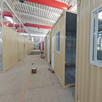Maisons modulaires préfabriquées de luxe de 20 pieds Tente de conteneur plat préfabriquée Maison mobile Bureau à double porte Bâtiments faciles à utiliser en magasin