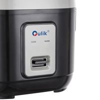 Cuisinière à riz automatique intelligente en plastique de 1 L/1,5 L/1,8 L/2,2 L avec minuterie numérique, revêtement antiadhésif, pot intérieur, tasse à mesurer pour l'énergie