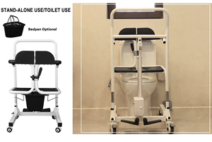 Chăm sóc sức khỏe xe lăn điện nâng bệnh nhân chuyển ghế cho nhà vệ sinh và dễ dàng tắm bệnh nhân cao tuổi và người khuyết tật - Product Image 3