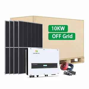 12 kw güneş sistemi güneş enerjisi sistemi 10W ev GÜNEŞ PANELI kiti 10kw güneş sistemi