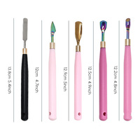 Outils professionnels de personnalisation de gel d'ongle d'acier inoxydable pousse gel de retrait de peau poussoir de cuticule fournitures de manucure