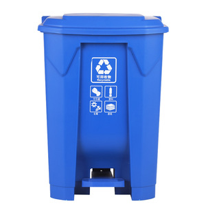 Customized, categorized, pedal-operated trash cans, <b>large</b> size, suitable for outdoor use, commercial use, schools, property - Product Image 4