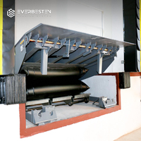 Niveleur de quai Everbesten avec coussin d'air, pont en acier antidérapant Q235 de 8 mm, capacité de 6 à 15 tonnes pour quai de chargement d'entrepôt frigorifique