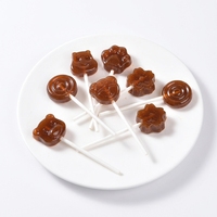Bonbons gélifiés halal certifiés, saveur gingembre-cacao, sans sucre, en forme de boule, vente en gros pour supermarchés