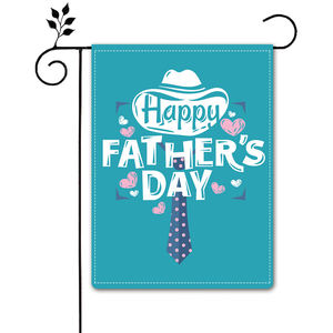 Produit promotionnel, <span class=keywords><strong>livraison</strong></span> <span class=keywords><strong>rapide</strong></span>, drapeau <span class=keywords><strong>de</strong></span> <span class=keywords><strong>jardin</strong></span> personnalisé Double face en lin 30x45cm pour la fête des pères - Product Image 3