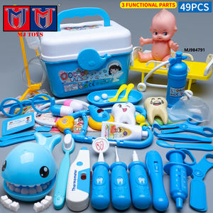 शैक्षिक नाटक दिलचस्प कई सहायक उपकरण चिकित्सा भूमिका निभाते हैं अस्पताल खिलौना डॉक्टर खिलौने हाथ के बैग के साथ - Product Image 6