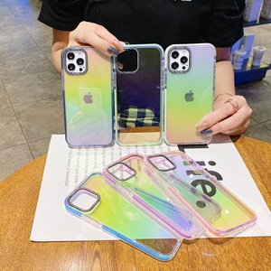 Funda Compacta para <span class=keywords><strong>iPhone</strong></span> 13 <span class=keywords><strong>Mini</strong></span>, Acrílico, TPU, TPE, Antideslizante, Color Plateado, Resistente a Golpes, Antihuellas, Resistente al Desgaste, Delgada - Product Image 1