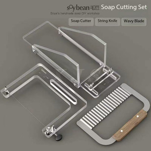 Ensemble complet d'outils <span class=keywords><strong>pour</strong></span> la fabrication de savon - Coupe-savon, couteau à fil et lame ondulée <span class=keywords><strong>pour</strong></span> la découpe de savon fait <span class=keywords><strong>maison</strong></span> - Product Image 2