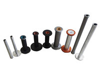 Tube conique en aluminium et cuivre pour machine à filer et à tisser, pièces de machine textile, fil de spandex enduit et machine à tordre
