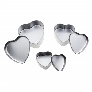 Bình Thiếc Nhôm Hộp Đựng Mỹ Phẩm Hộp Thiếc Hình Trái Tim Để Tự Làm Mỹ Phẩm Thủ Công Hộp Thiếc Đựng Nến Du Lịch - Product Image 4