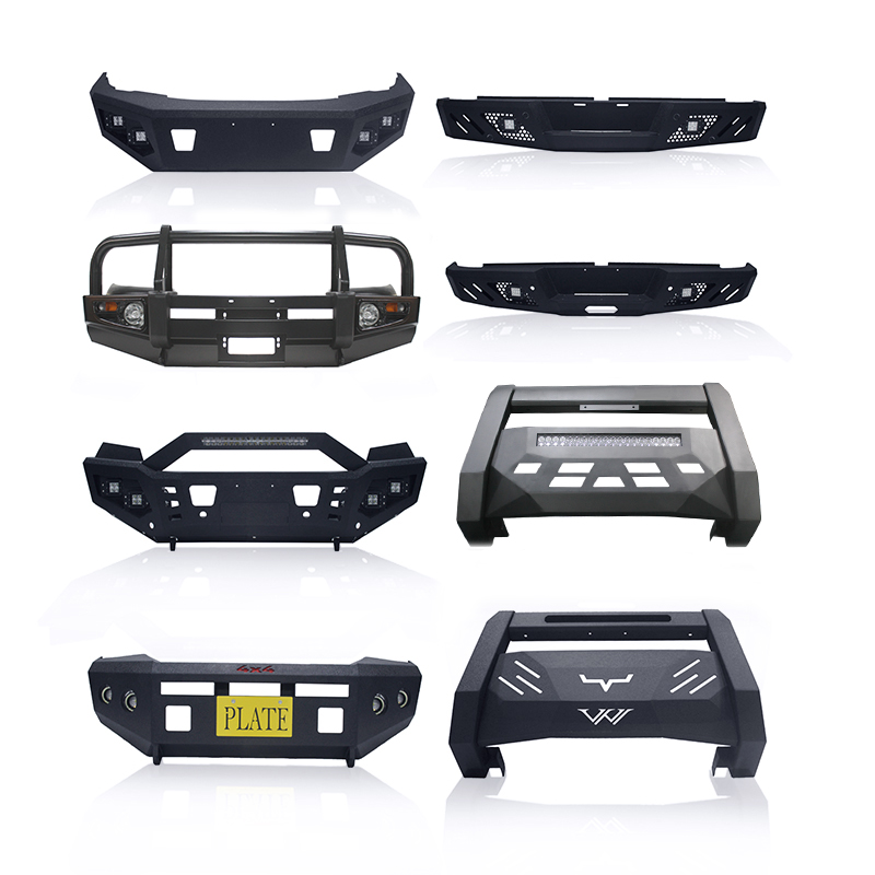 Xe Bán Tải 4X4 Thép Front Bumper Guard Bull Bar Cho Ford F-150 F150 Ranger Raptor Nissan Navara D40 Np300 Dodge Ram Gwm Poer