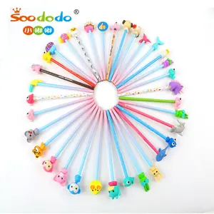 Soododo 112 A1475 Benutzer definierte Cartoon Kreative Schul bedarf Geburtstags geschenk Tier Chinese Zodiac Pencil Topper Radiergummi