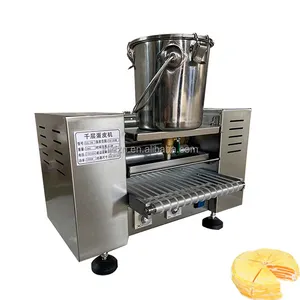 automatic mini mille crepe cake machine automatique thousand layer cake pancake/ Mille crepes machine pancake machine