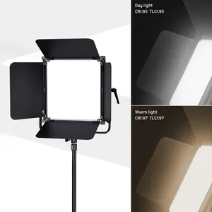 Tolifo Oem 100W Bi Kleur Ra95 Zachte Led Panel Tv Studio Fotografie Vulling Licht Voor Tiktok U Buis Foto video Flim