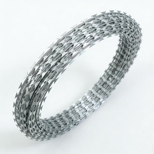 <span class=keywords><strong>ลวดหนาม</strong></span>ไฟฟ้าแบบมีใบมีดโกน ขายส่งตามสั่ง BTO 22 BTO 30 เมตร - Product Image 1