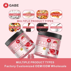 Wholesale Supplement Creatine Monohydrate Gummy Raspberry Flavor Build Muscle <strong>Boost</strong> Energy Fitness Supplements for Adult - Product Image 4