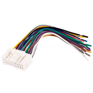 <span class=keywords><strong>Adaptateur</strong></span> de faisceau de câblage autoradio 12 broches avec connecteurs gris/noirs pour autoradios de rechange Chrysler/Dodge/Jeep - Product Image 2
