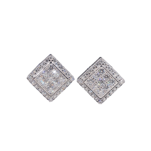 Iced 925 Silver Gold Plated Screw <b>Back</b> Round Brilliant Cut Moissanite Stud <b>Earrings</b> Hip Hop Jewelry Men - Product Image 4