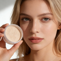 Fond de teint en poudre libre de marque personnalisée, usine chinoise OEM, écran solaire, maquillage, marque privée, poudre pour le visage