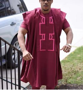 H & D, новейший стиль, дизайнерская африканская одежда, 3 шт., комплекты одежды, формальные костюмы больших размеров - Product Image 2