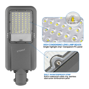 Lampada Solare LED Stradale IP66 Impermeabile in Lega di Alluminio, Illuminazione per Esterni, Giardini, Vialetti e Strade - Product Image 2