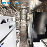 Camion de restauration WEBETTER entièrement équipé pour la vente de pizzas aux États-Unis
