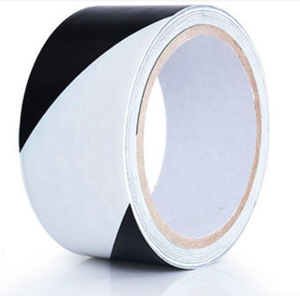 Ruban de sécurité adhésif noir et jaune pour escaliers et marches, ruban de sol pour entrepôt et marché, ruban de barrière d'avertissement de <span class=keywords><strong>police</strong></span> - Product Image 3