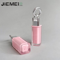 JIEMEI Stock Nouvelle Mode 4ML Flacon vide carré pour gloss à lèvres, Vente en gros, Tube applicateur gloss à lèvres porte-clés, Emballage cosmétique pour teinte à lèvres