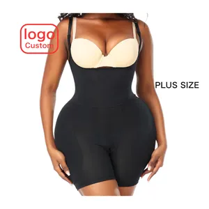 Padded High Waist Bodysuit Shaper Crotchless Body Shaper Removable Hip Butt Pads Shapewear Women Butt Lifter Corset Body Shaper