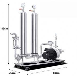 Système de filtration pour boissons, bière, alcool en acier inoxydable de qualité alimentaire pour Kavas, vodka, vin, cognac, brandy, double filtration - Product Image 6