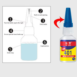 Adhésif industriel de qualité 401 406 495 pour machines et assemblages Colle forte adhérence à séchage rapide Colle forte adhérence industrielle - Product Image 3