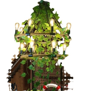 Lampes suspendues en corde de chanvre de style industriel Aobo, restaurants de barbecue, magasins, éclairage décoratif rétro commercial pour bar - Product Image 5