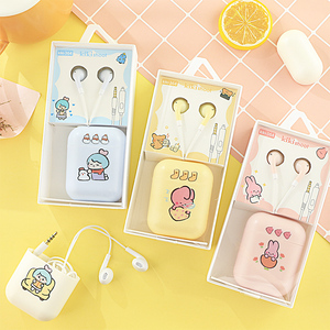 Kiki-364 <strong>Earphones</strong> Accessories Stereo Earbud In-Ear Headphones Microphone Basic Wired LED <strong>Cute</strong> Cartoon <strong>Earphones</strong> - Product Image 5